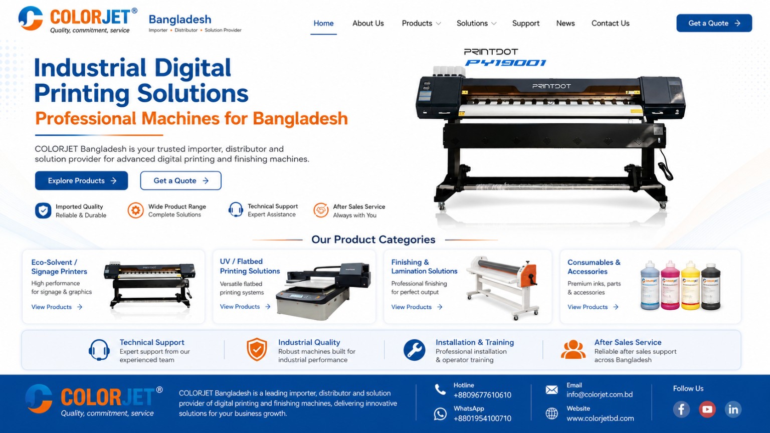 COLORJET Signage & Textile Machinery Solution